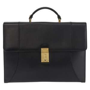 Bally Leather Business Bag Black